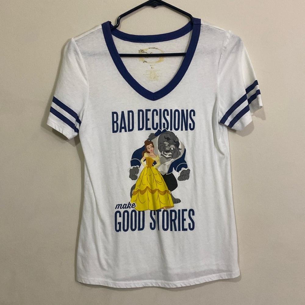 Disney “Bad Decisions Make Good Stories” Beauty and the Beast shirt